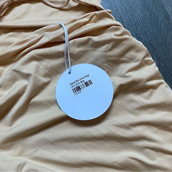 Princess Polly Dress Maeve Mini Beige US 2 Stretch Party - Picture 6 of 12